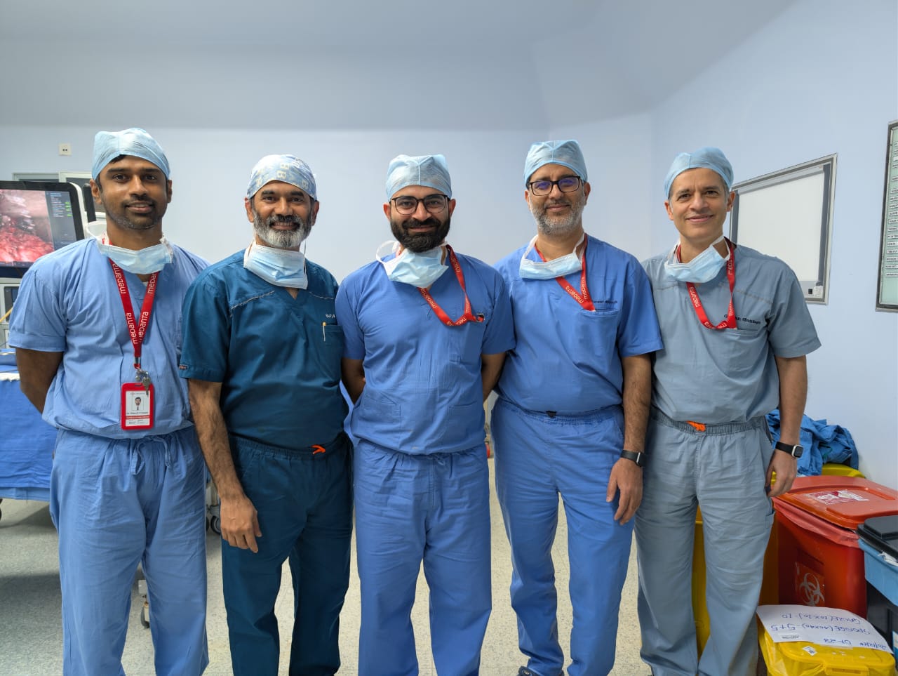 Dr. Sharma post surgery